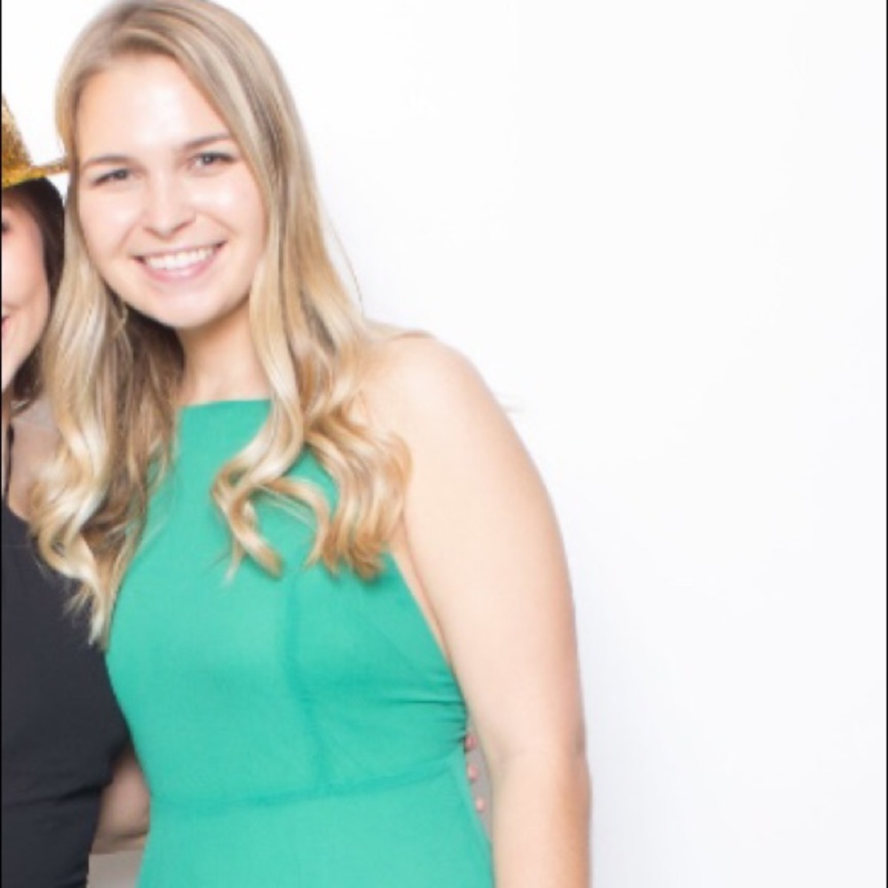 Lulu’s Long Green Prom Dress, Excellent Condition!